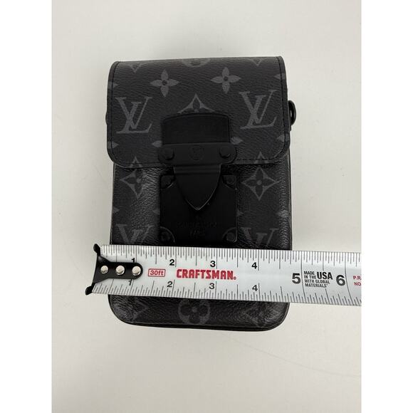 Louis Vuitton Rock Vertical Black Canvas & Leather Wearable Wallet - Picture 15 of 16